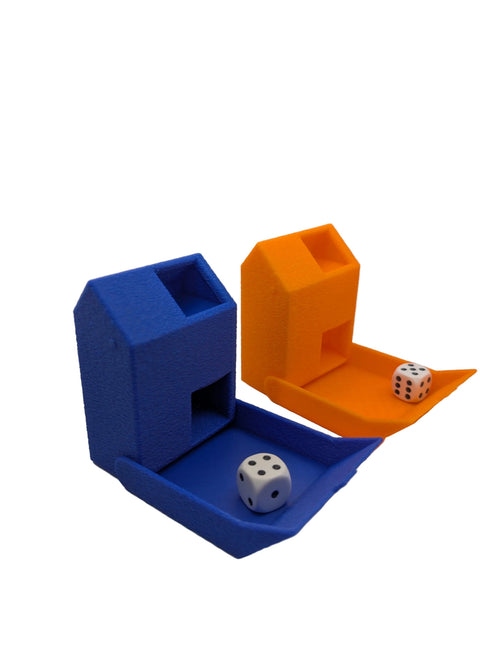 Dice tower - blauw voor de klas