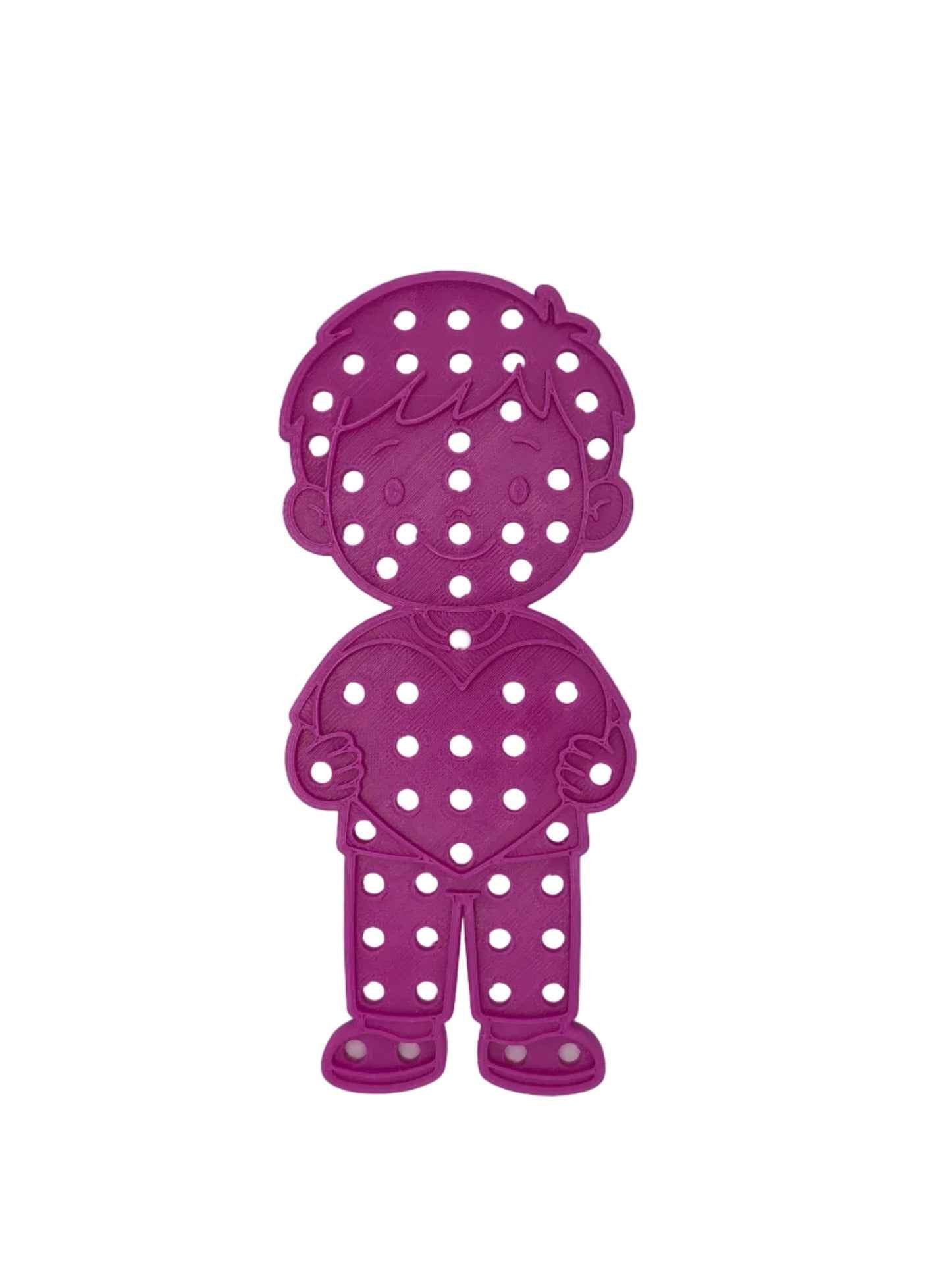 Jongen - Naaikaart voor de klas