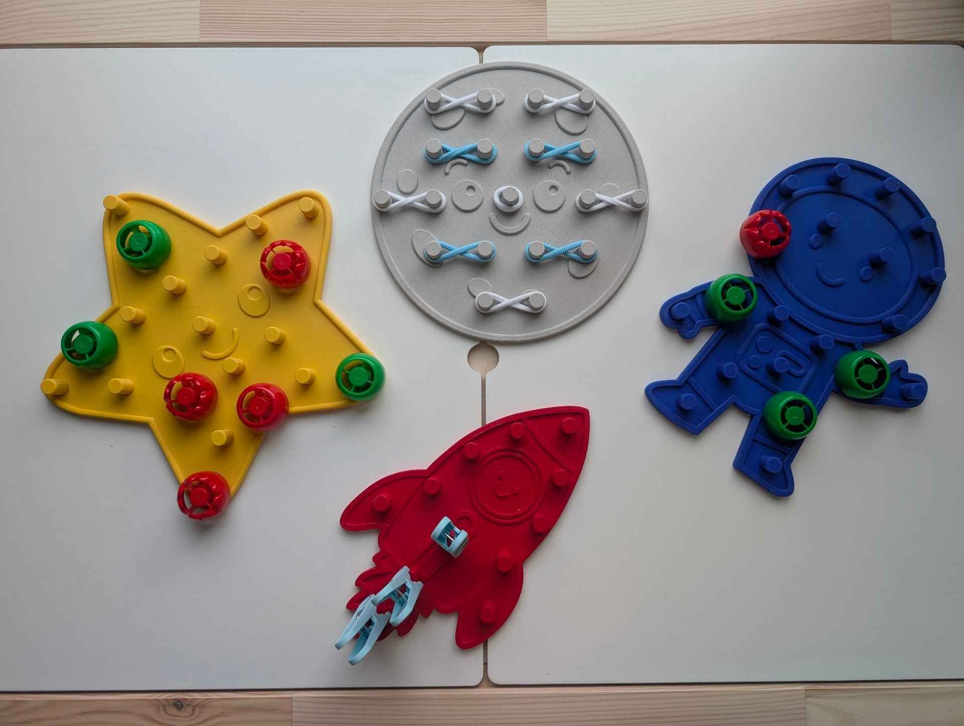 Maan - Motoriekplaat voor de klas