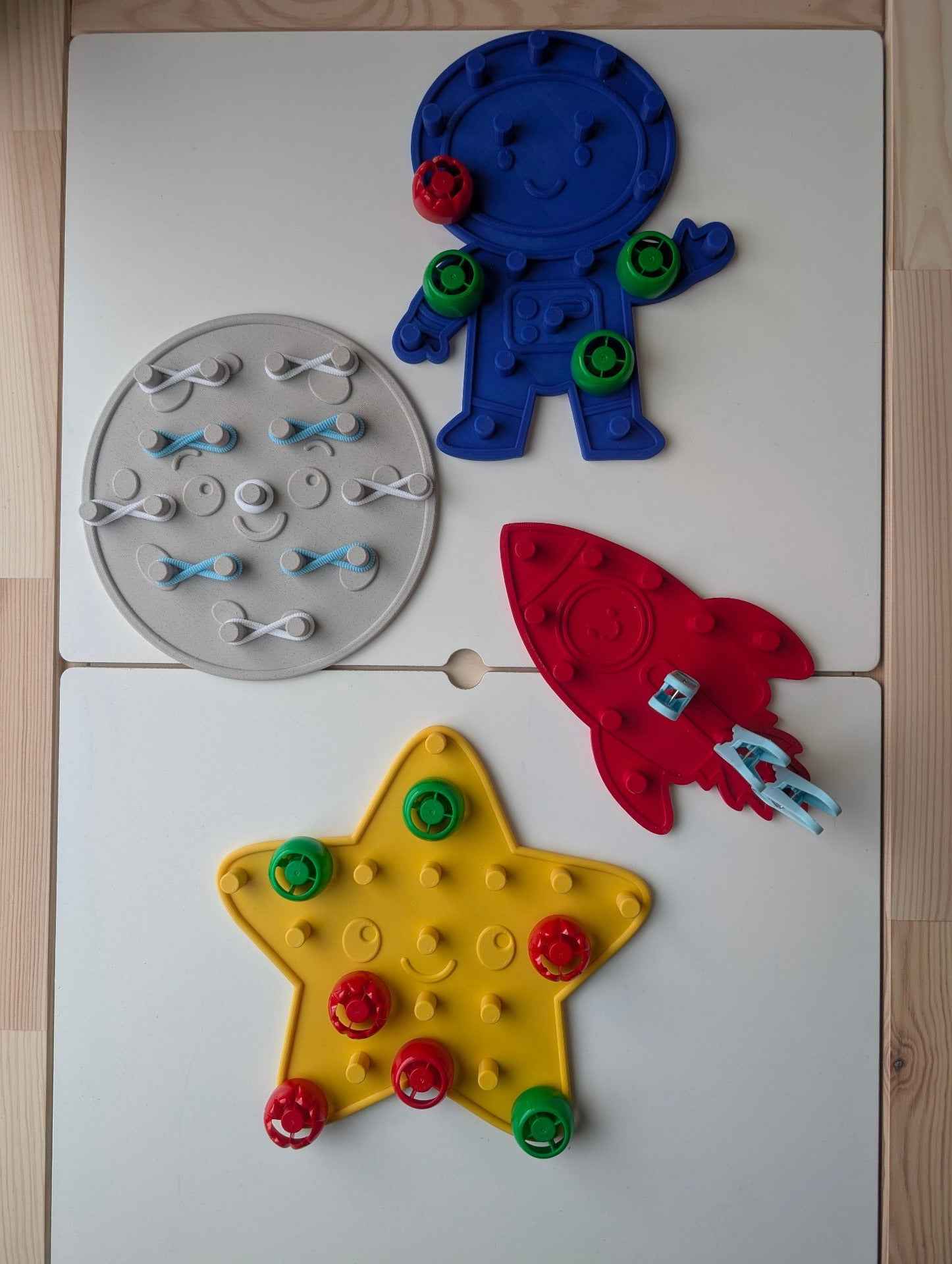 Maan - Motoriekplaat voor de klas