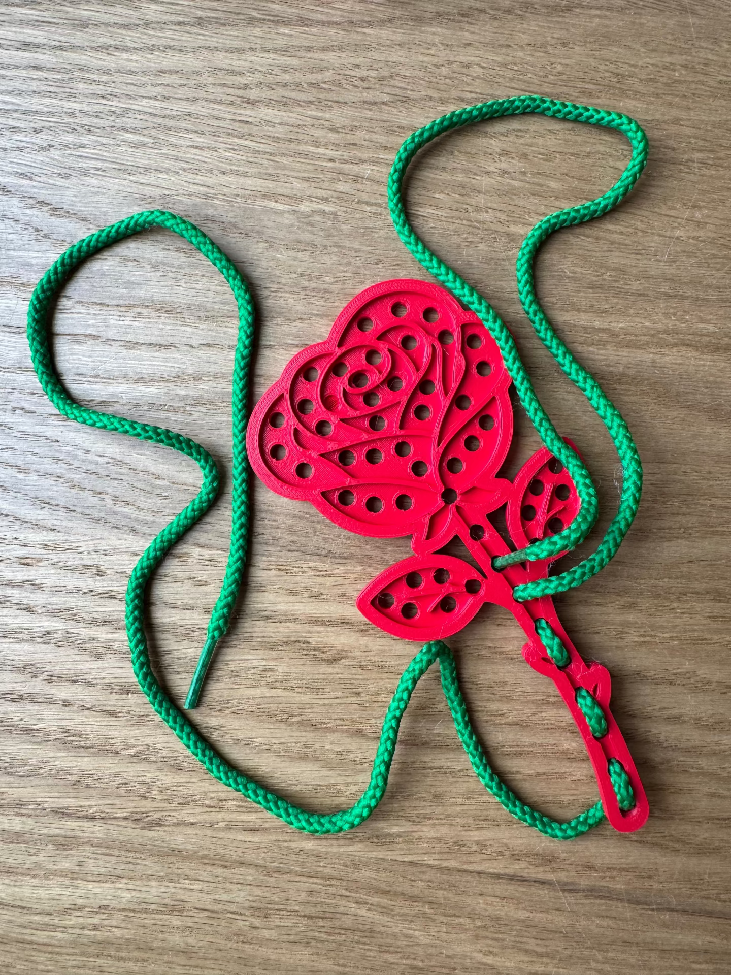 Roos - Naaikaart voor de klas