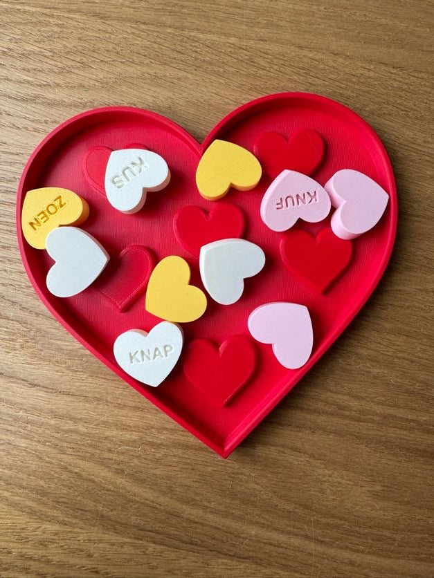 Hartje - Vulvorm voor de klas