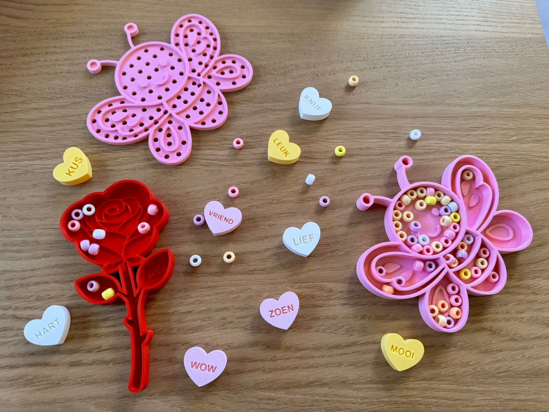 Vlinder - Naaikaart voor de klas